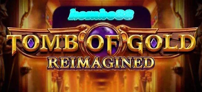 Visual atmosferik dari slot Tomb of Gold Reimagined dengan nuansa emas kuno.
